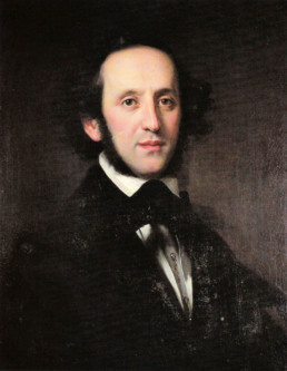 Felix Mendelssohn Bartholdys, 1846, Ölgemälde von Eduard Magnus (1799—1872), Staatsbibliothek zu Berlin