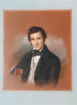 Porträt von Felix Eberty aus der Hand von Friedrich Randel (1808-1886)